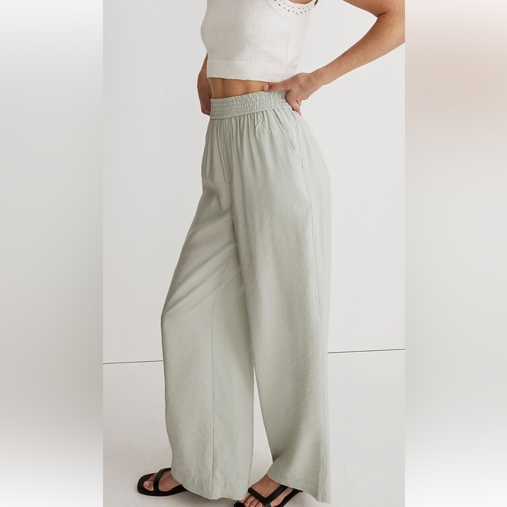 Madewell the Carley Wide Leg Pant - Size M